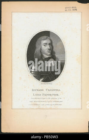 1260 Richard Cromwell, signore Protector (NYPL ADE-256398-EM14645) Foto Stock