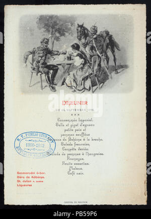 969 pranzo (detenute da) GRAND HOTEL HUNGARIA (a) "BUDAPEST, UNGHERIA" (per;) (NYPL ADE-274729-469004) Foto Stock