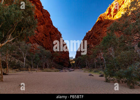 Simpsons Gap, West MacDonnells intervallo vicino Alice SpringsNorthern Territori, Australia Foto Stock