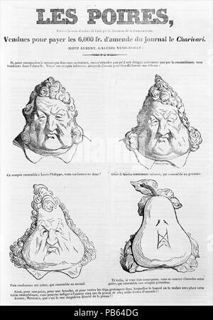 Le Charivari, 1 Dicembre 1832 - 31 maggio 1835. Artista: Honoré Daumier (francese, Marsiglia 1808-1879 Valmondois); CHAM (Amédée Charles Henri, Comte de Noé) (francese, Parigi Parigi 1819-1879). Dimensioni: 13 1/8 × 10 × 2 3/8 in. (33,3 × 25,4 × 6 cm). Fondatore: Rivista fondata da Charles Philipon (francese, Lione 1800-1862 Paris). Editore: Aubert et Cie. Data: Dicembre 1, 1832-Maggio 31, 1835. Cinque i volumi rilegati di Le Charivari, dal 1832 al 1835. Un quotidiano periodal satirico rilasciato a Parigi tra il 1832 e il 1937, Le Charivari ha iniziato la pubblicazione di caricature satirizing vita quotidiana dopo il 1835 Divieto di polit Foto Stock