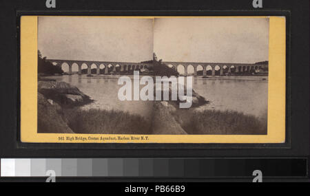 758 Ponte Alto, Croton acquedotto, Fiume Hudson, N.Y (NYPL B11708041-G91F188 025F) Foto Stock