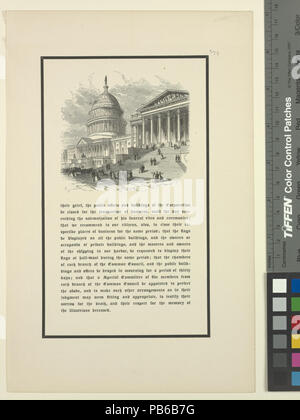 1019 Messaggio del Sindaco e le risoluzioni del Consiglio di comune con foto il Campidoglio (NYPL ADE-1804128-1659468) Foto Stock