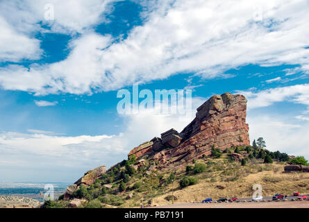 Red Rocks in Colorado Foto Stock