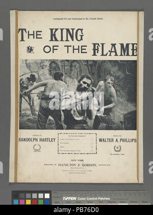 1647 il re della fiamma (NYPL ADE-609901-1255759) Foto Stock