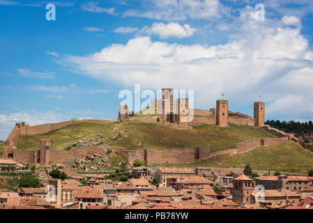 Castello di Molina de Aragon, Guadalajara, Spagna. Foto Stock