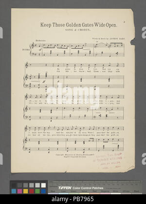 856 Mantenere quelle golden gates wide open (NYPL ADE-454228-1703700) Foto Stock