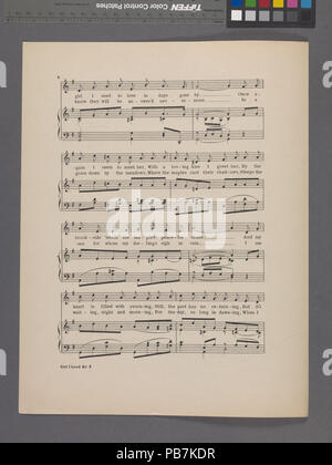 1637 La ragazza che ho amato nella vecchia Virginia (NYPL ADE-608789-1969867) Foto Stock