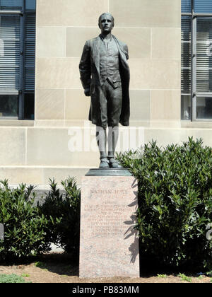 1082 Nathan Hale da Bela Pratt (Washington, DC) - DSC08582 Foto Stock