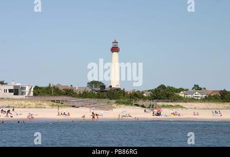 Cape May, Faro di Cape May Point State Park, Cape May Point, New Jersey (NJ) Foto Stock