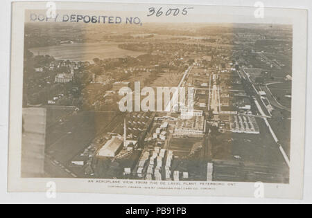 1184 Peterboro Ontario da un aereo (HS85-10-36005) originale Foto Stock