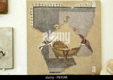 1059 mosaico con piccioni, ca 100 BC, Delos, 143461 Foto Stock