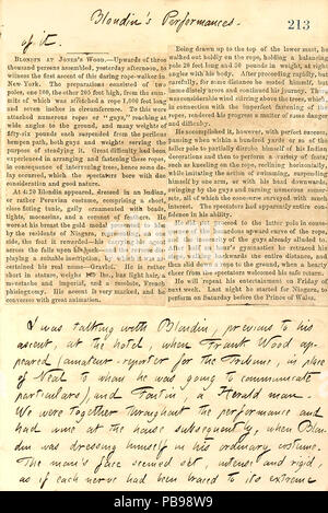 1724 Thomas Butler diari Gunn- Volume 13, pagina 230, 13 Settembre 1860 Foto Stock