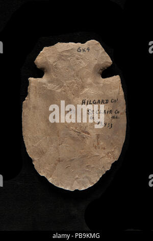 1050 Mississippian dentellato lama Hoe raccolti in St Clair County, Illinois Foto Stock