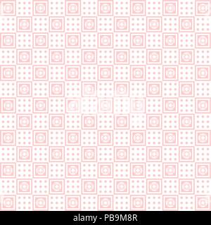 Sfondo di rosa seamless pattern a punti Illustrazione Vettoriale