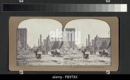 936 cercando Grant Ave. da Market St (NYPL B11707478-G90F002 068F) Foto Stock