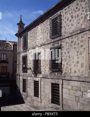 ANTIGUA CARCEL EN LA CALLE JUAN BRAVO. Posizione: ANTIGUA CARCEL, SEGOVIA, SPAGNA. Foto Stock