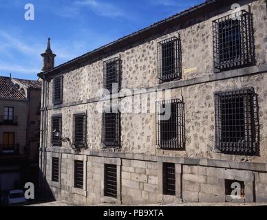 ANTIGUA CARCEL EN LA CALLE JUAN BRAVO. Posizione: ANTIGUA CARCEL, SEGOVIA, SPAGNA. Foto Stock