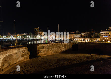 Porto Turistico di sera, Alghero Foto Stock