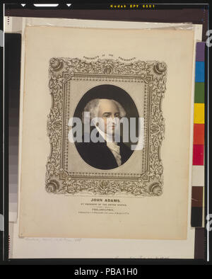 835 John Adams, secondo presidente degli Stati Uniti LCCN00650875 Foto Stock