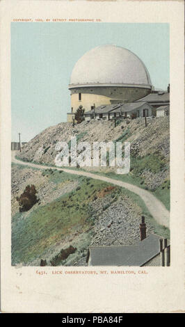 1068 Mt. Hamilton CA - Lick Observatory (BNI 432435) Foto Stock