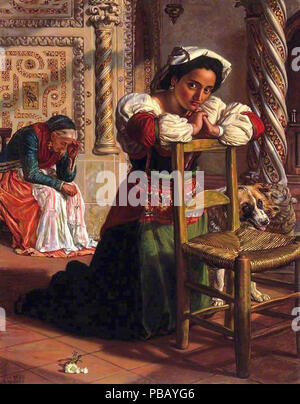 Hunt William Holman - passato e presente Foto Stock