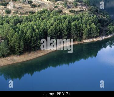 EMBALSE DE CAMARASA, sobre el RIO Noguera Pallaresa. Posizione: esterno, provincia, Spagna. Foto Stock