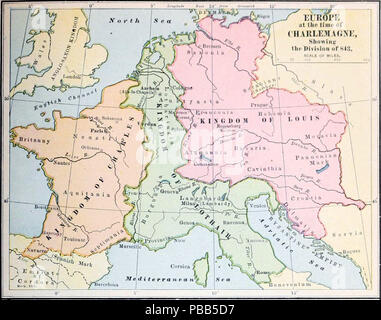 1101 NIE 1905 Europa - tempo di Carlo Magno Foto Stock