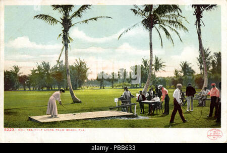 1104 n. 1 tee Golf Links, Palm Beach Fla (BNI 429418) Foto Stock