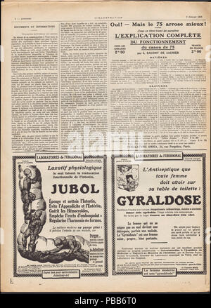 1106 n. 3774 3 juillet 1915, scansione 35, Annonces 8 Foto Stock