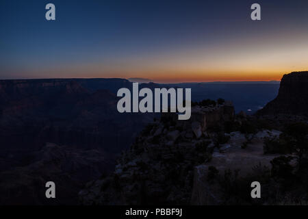 Sunrise @ Moran Point, Grand Canyon NP Foto Stock