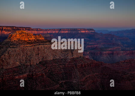 Sunrise @ Moran Point, Grand Canyon NP Foto Stock