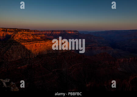 Sunrise @ Moran Point, Grand Canyon NP Foto Stock