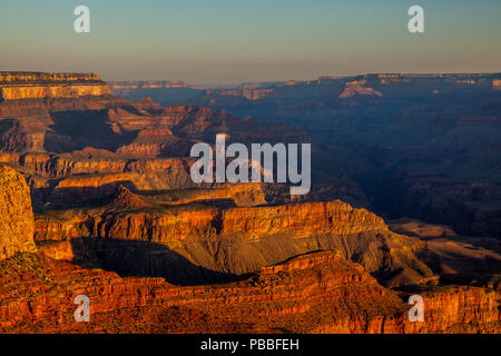 Sunrise @ Moran Point, Grand Canyon NP Foto Stock