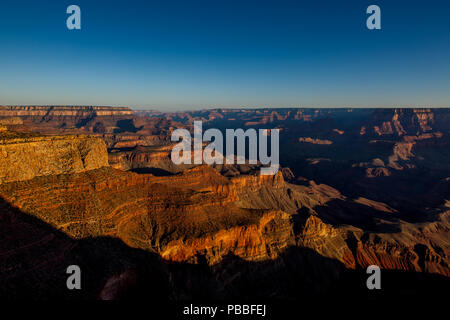 Sunrise @ Moran Point, Grand Canyon NP Foto Stock