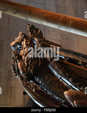 Vasa la nave ammiraglia svedese del Re di Svezia Gustavo Adolfo affondata sul suo viaggio inaugurale il 10 agosto 1628 Foto Stock