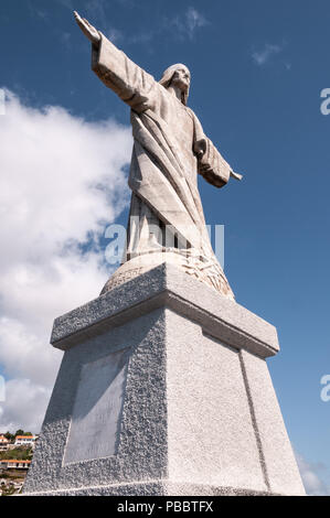 Cristo Re statua, Garajau, di Madera Foto Stock