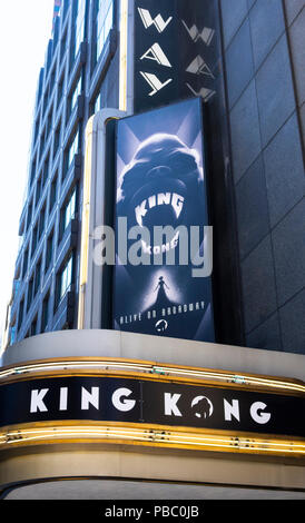 King Kong, vivo a Broadway Foto Stock