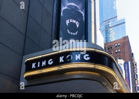 King Kong, vivo a Broadway Foto Stock