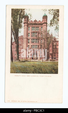 1186 Phelps Hall e Gateway, Yale coll, New Haven, Conn (NYPL b12647398-62441) Foto Stock