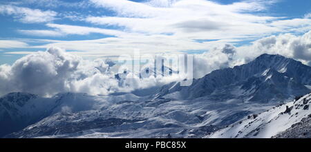 Federazione russa, Kabardino-Balkaria, Mount Elbrus Foto Stock