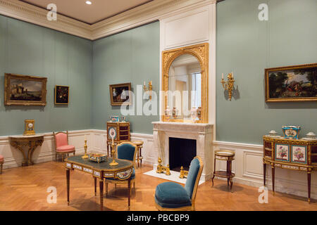 LOS ANGELES, Stati Uniti d'America - Sep 26, 2015: J. Paul Getty Museum (Museo Getty), un museo di arte in California fondata nel 1974 Foto Stock