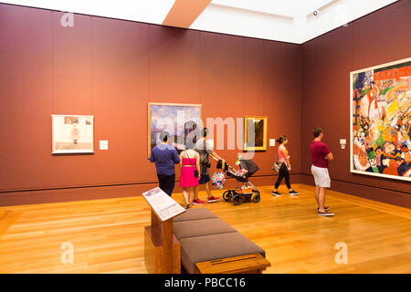 LOS ANGELES, Stati Uniti d'America - Sep 26, 2015: J. Paul Getty Museum (Museo Getty), un museo di arte in California fondata nel 1974 Foto Stock