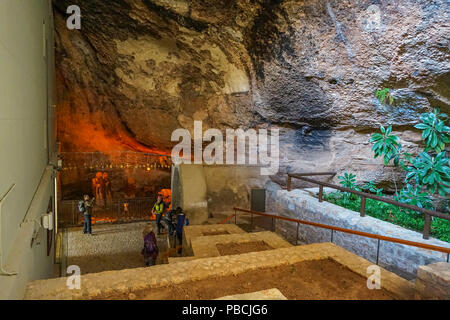 Il Santo Monastero di Mega Spileo è posto 10km dalla città di Kalavryta. Essa è la più antica in Grecia Foto Stock