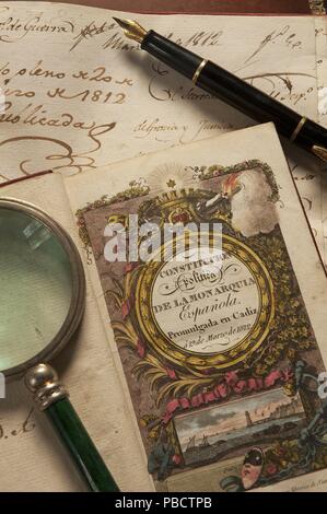 Costituzione spagnola di 1812 - Federico Joly Foundation-, Cadiz, regione dell'Andalusia, Spagna, Europa. Foto Stock