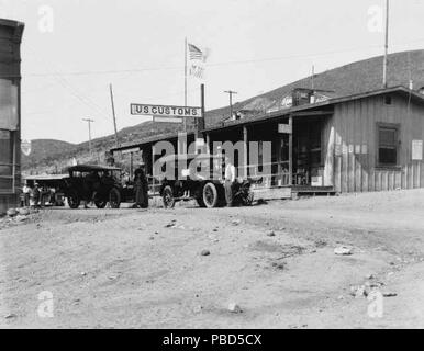 1288 San Ysidro stazione di confine 1922 Foto Stock
