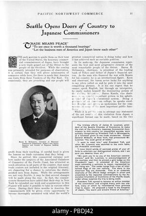 1303 Seattle apre le porte del paese ai commissari giapponese - Pagina 11 Foto Stock