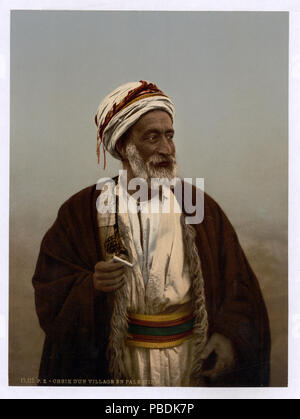 1314 sceicchi di un villaggio della Palestina, la Terra Santa-LCCN2002725073 Foto Stock