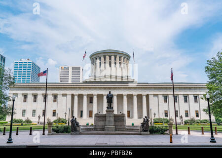 COLUMBUS, OH - Giugno 17, 2018: facciata di Ohio edificio di capitale in Columbus, Ohio Foto Stock