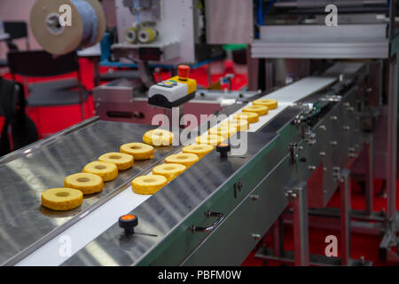 Divisore di impasto e rotonda palla di impasto rendendo la macchina Foto Stock