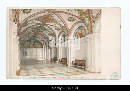 1553 South Hall di ingresso Pavilion , la Biblioteca del Congresso di Washington, D. C (NYPL b12647398-62128) Foto Stock